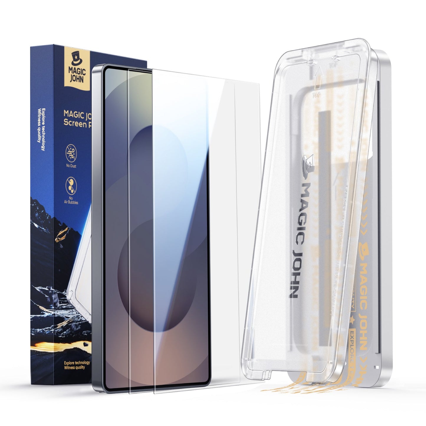 MAGIC JOHN 3rd Generation Screen Protector for Samsung - Automatic Dust Free Eco-Friendly Protection