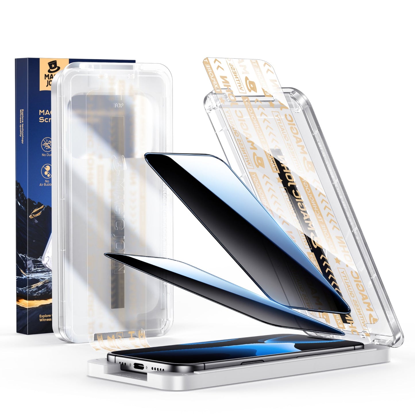 MAGIC JOHN 3rd Generation Screen Protector for Samsung - Automatic Dust Free Eco-Friendly Protection