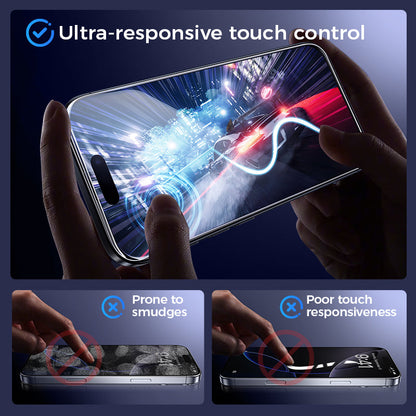 MAGIC JOHN 3rd Generation Screen Protector for iPhone 17/Air/Pro/Pro Max- Automatic Dust Free Eco-Friendly Protection