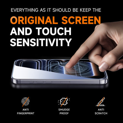 MAGIC JOHN 2nd Generation iPhone 17/ Air/ Pro/ Pro Max Screen Protector - Dust Free Without Bubbles