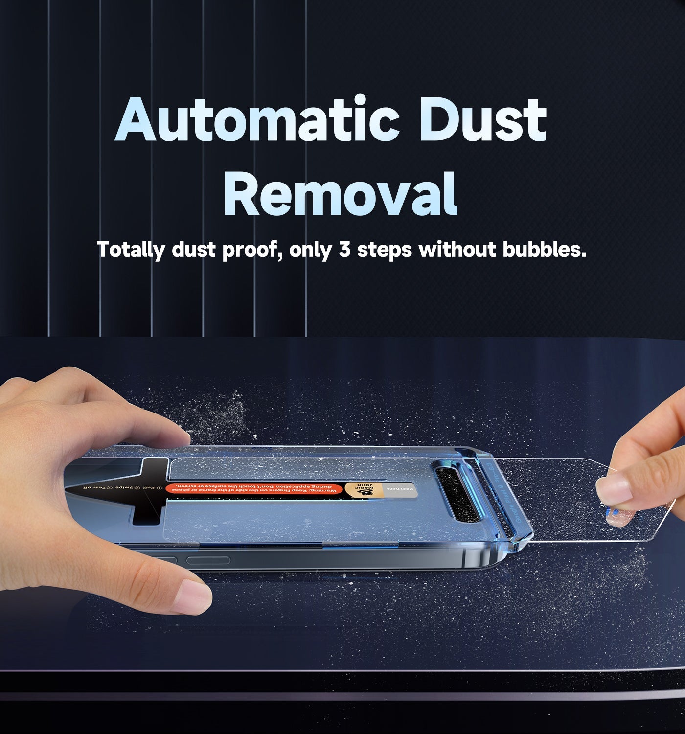 MAGIC JOHN 2nd Generation Google Screen Protector - Dust Free Without Bubbles